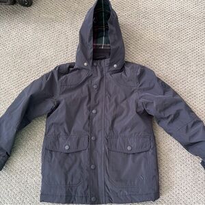 Joules Right as Rain Boys Waterproof Jacket Navy Size 8 (128cm)